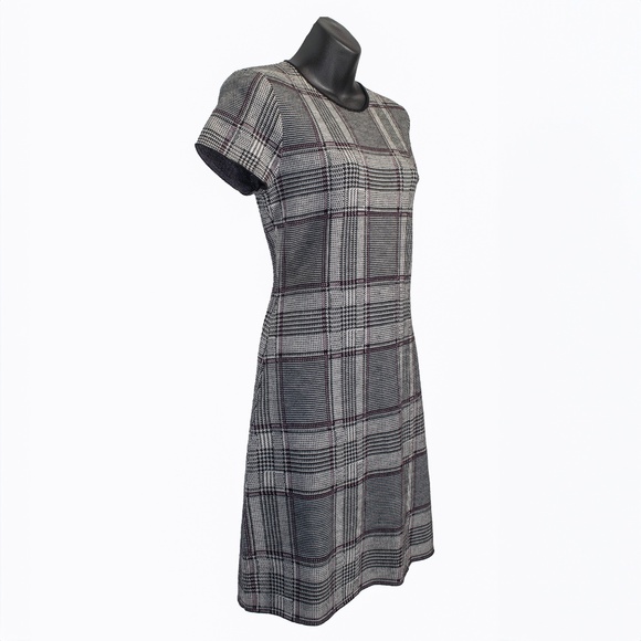 NWT Theory 100% Merino Wool Houndstooth Dress - Picture 2 of 7